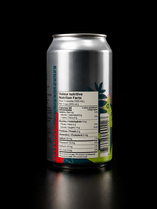 KWE Cocktails - Sumacade : Limonade Pétillante au Sumac & Menthe - 355 ml