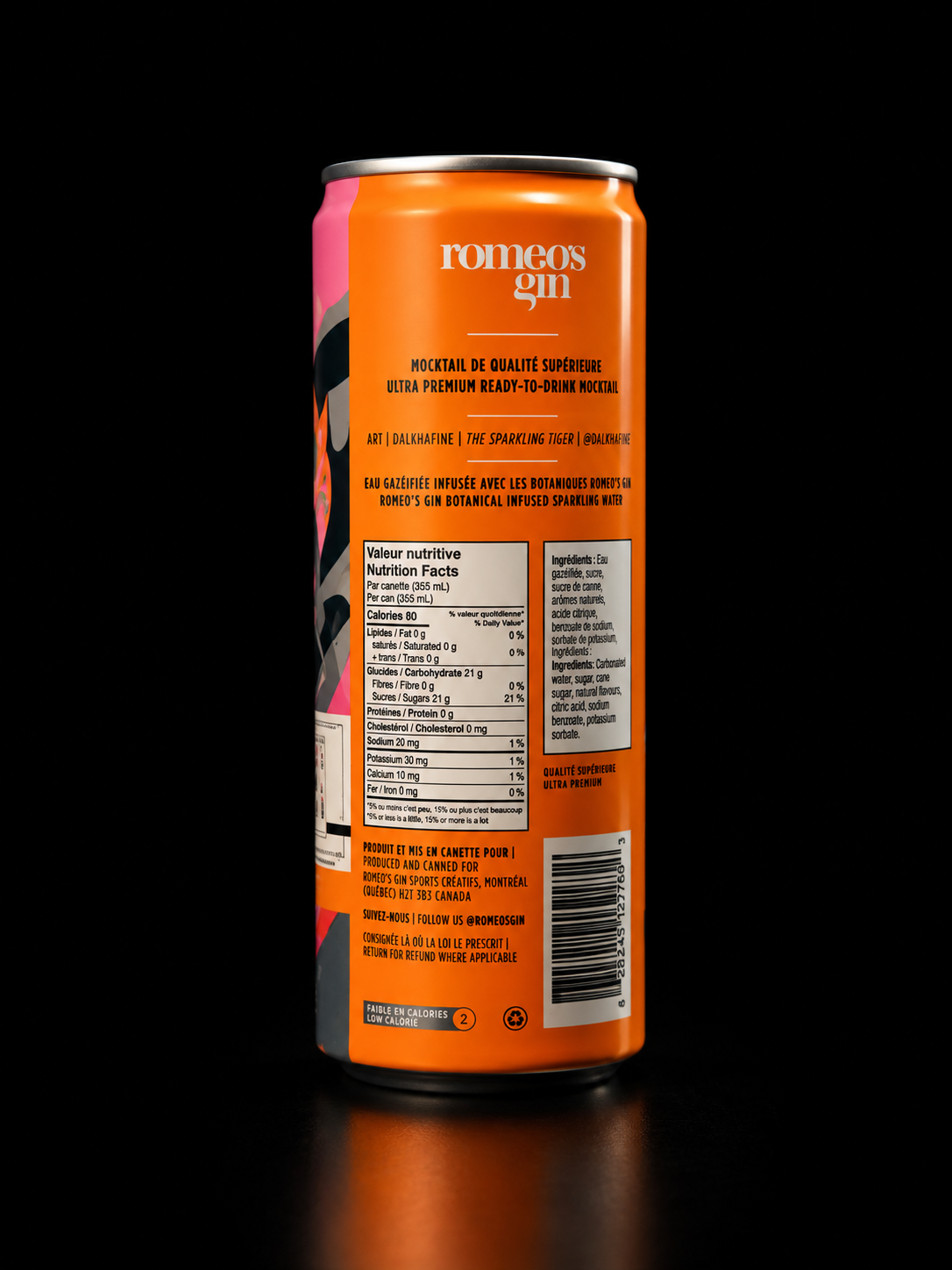 Romeo's Gin - Sour (Amaretto & Tangerine) - 355 ml
