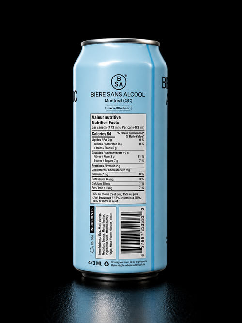 BSA - Bière Blanche à L'Orange - 473 ml