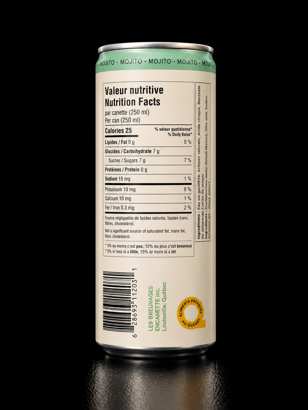 Breuvage Encanette - Mojito Melon d'eau - 250 ml
