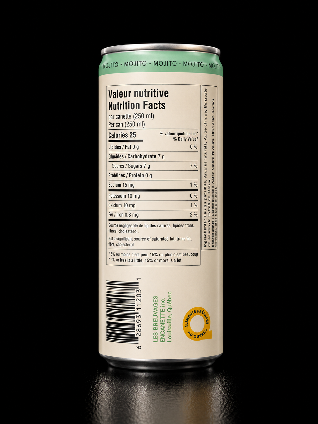 Breuvage Encanette - Mojito Melon d'eau - 250 ml