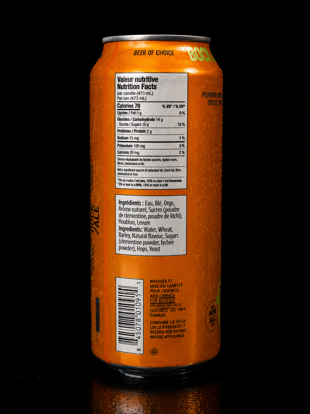 Bock/Ale -  TROPIC -  473 ml