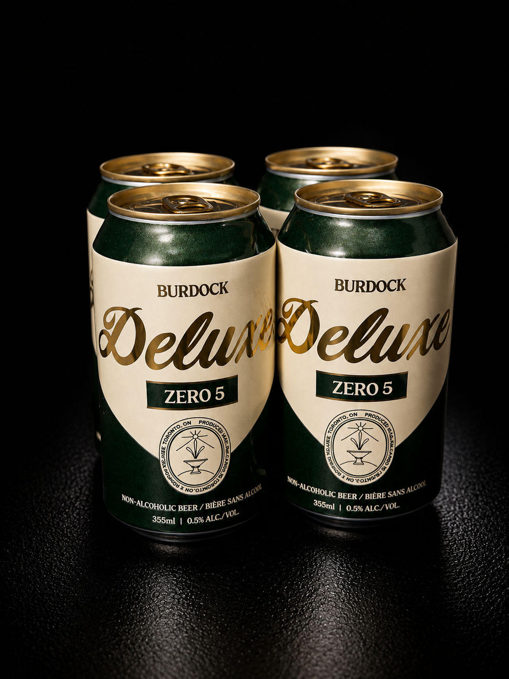 Burdock - Deluxe Zero - Paquet de 4 x 355 ml