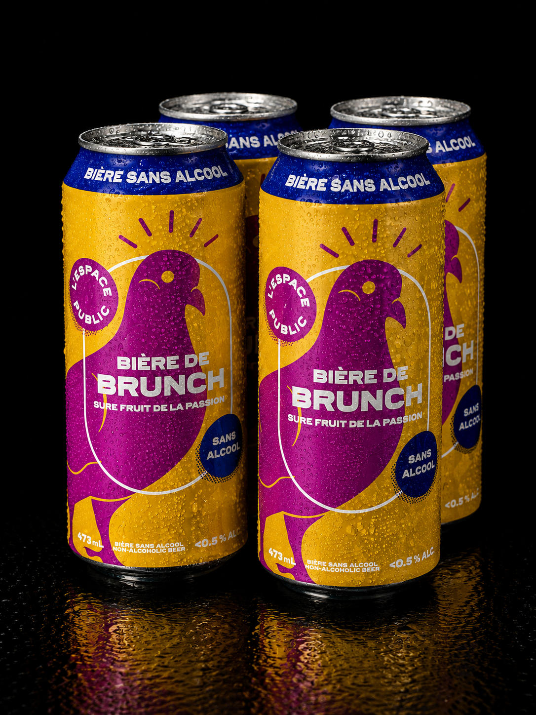 L'Espace Public - Bière de Brunch (SURE) - Paquet de 4 x 473 ml