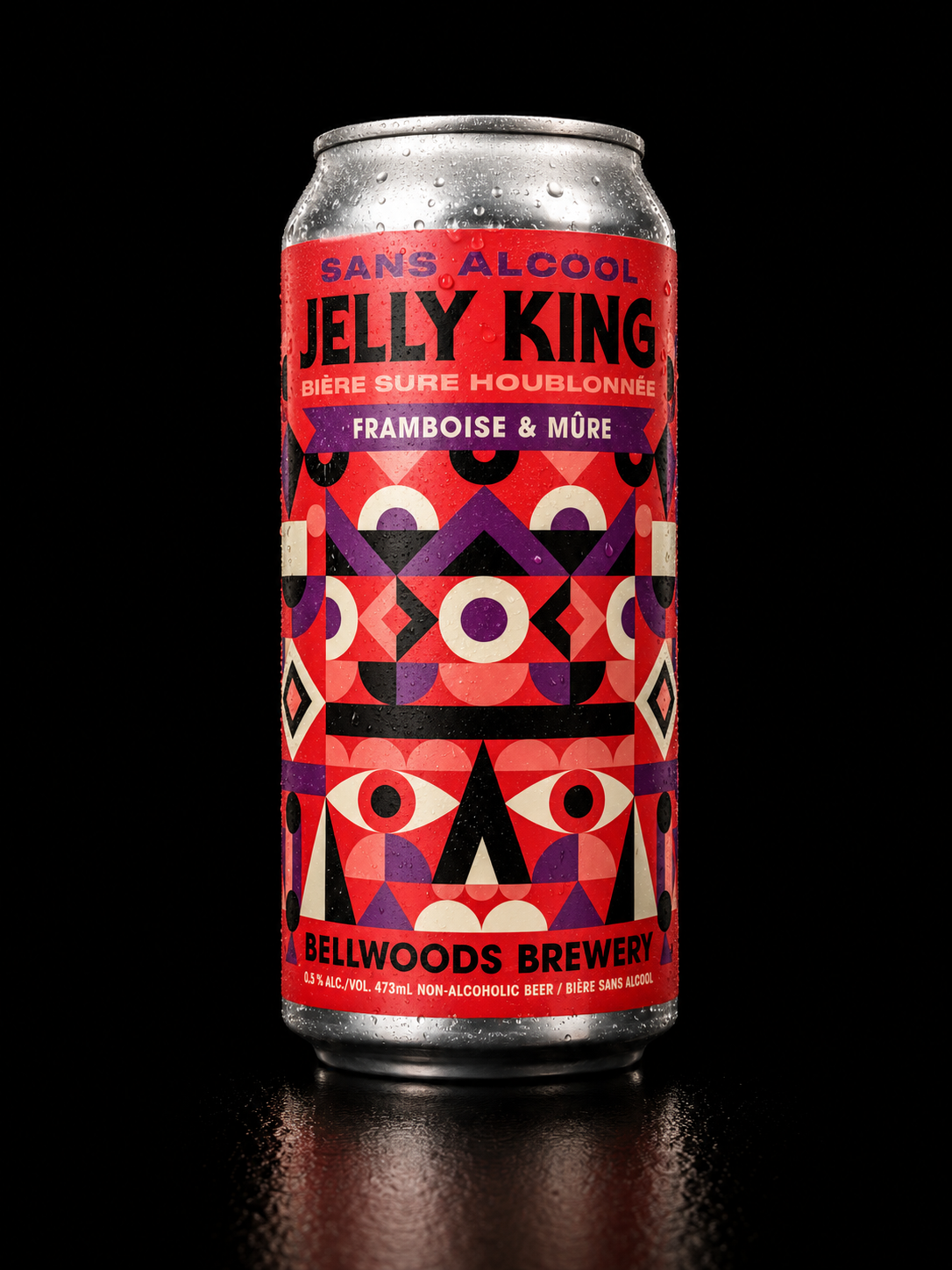 Bellwoods - Jelly King Framboise & Mûre - 473 ml