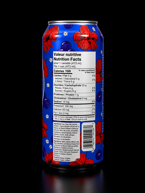 Brasserie Mille îles - Bière Sure Bleuets Hibiscus - 473 ml