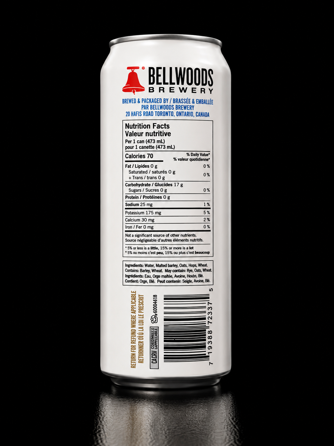 BellWoods - Bière Stay Classy IPA - 473 ml