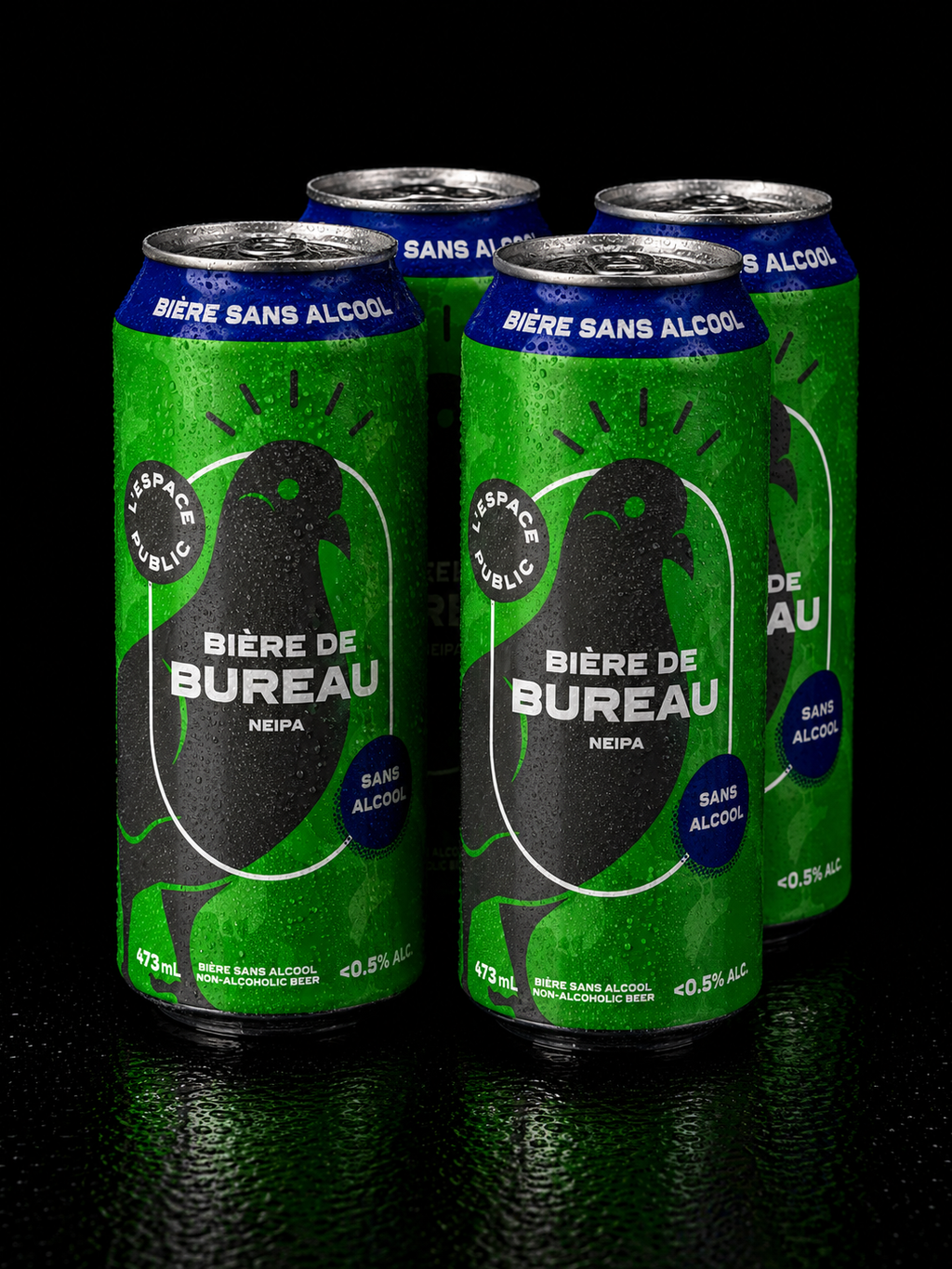 L'Espace Public - Bière de Bureau (NEIPA) - Paquet de 4 x 473 ml