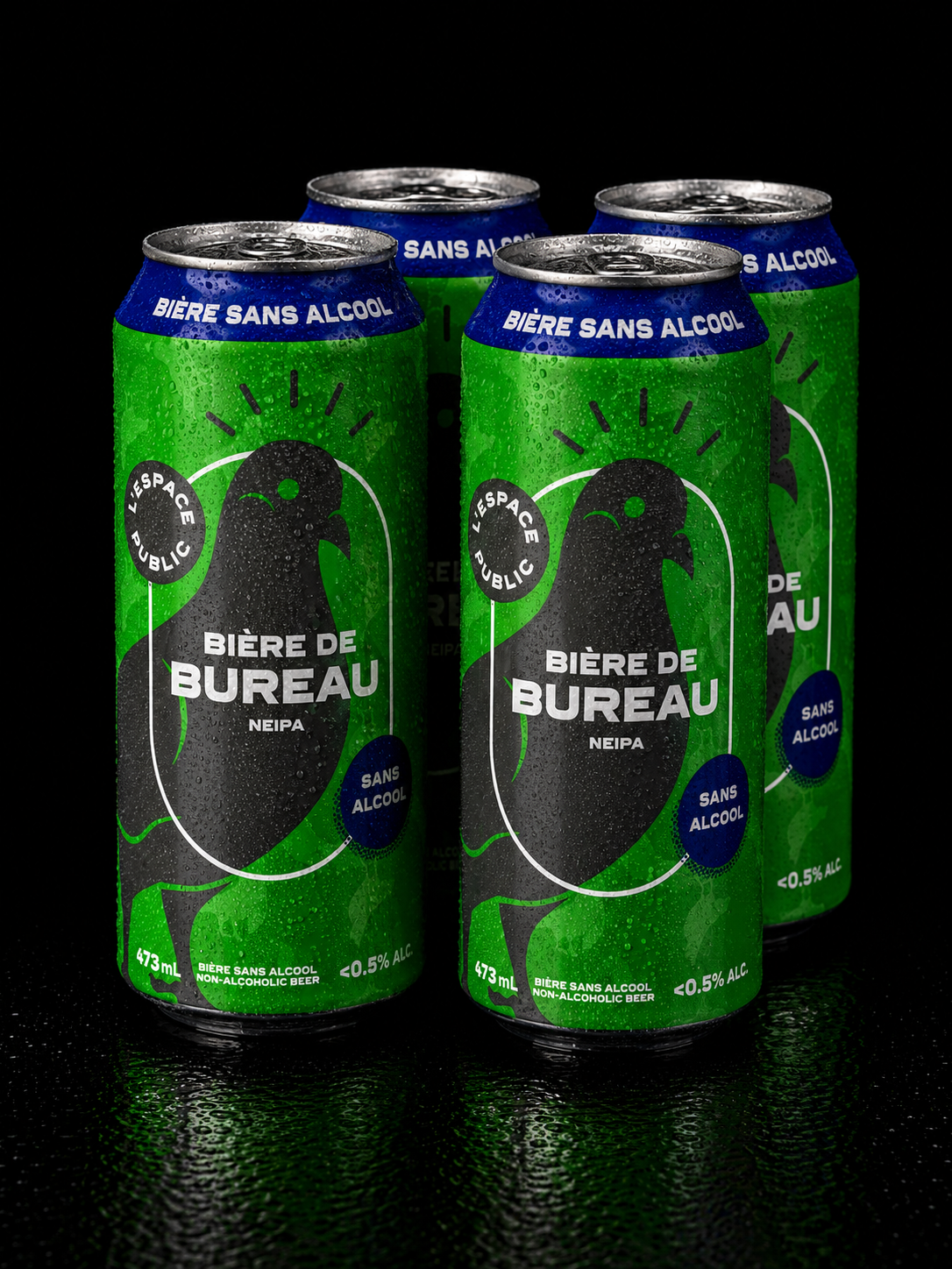 L'Espace Public - Bière de Bureau (NEIPA) - Paquet de 4 x 473 ml