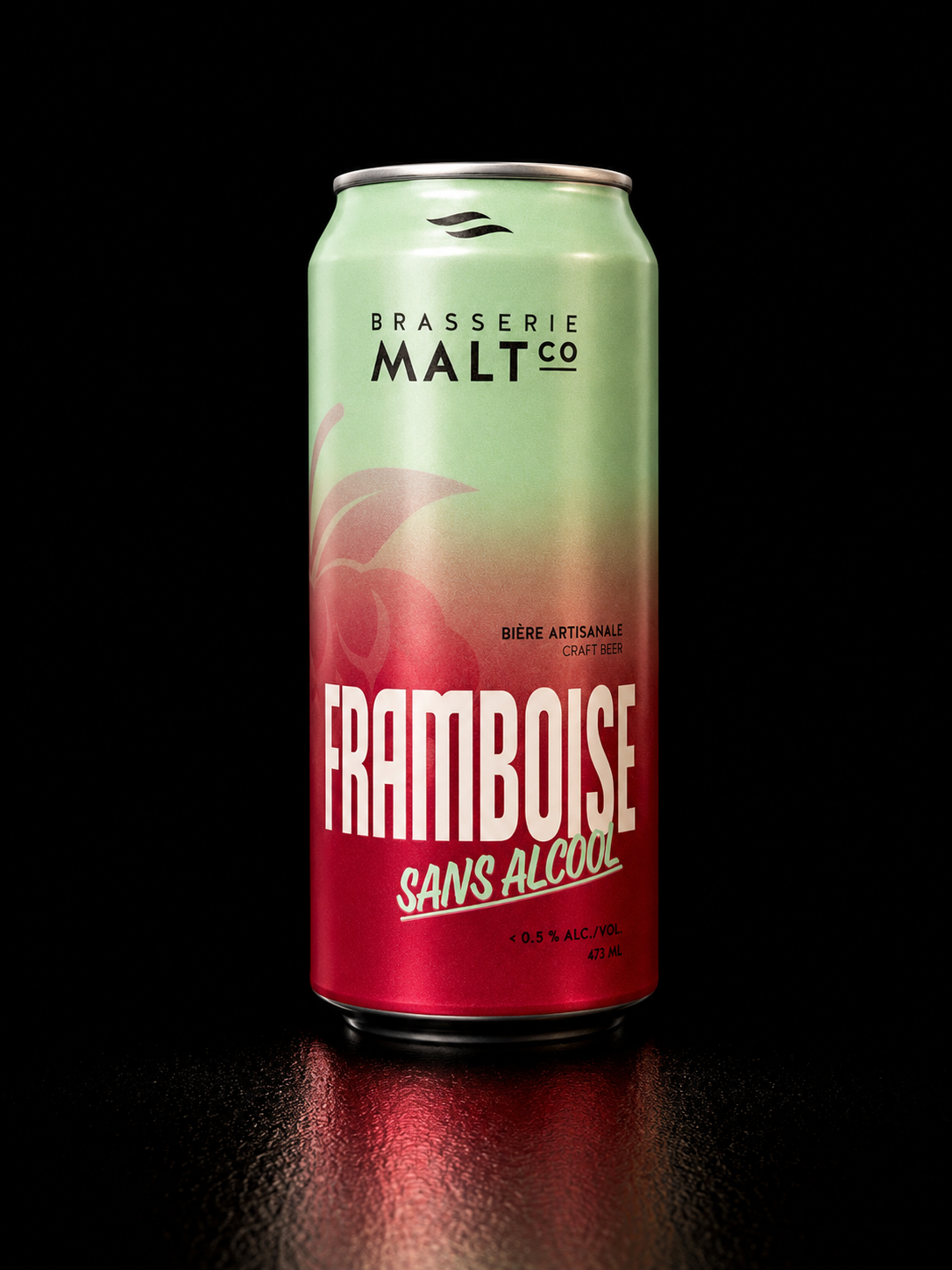 Maltco - Bluffeuse Framboise sans alcool -  473 ml