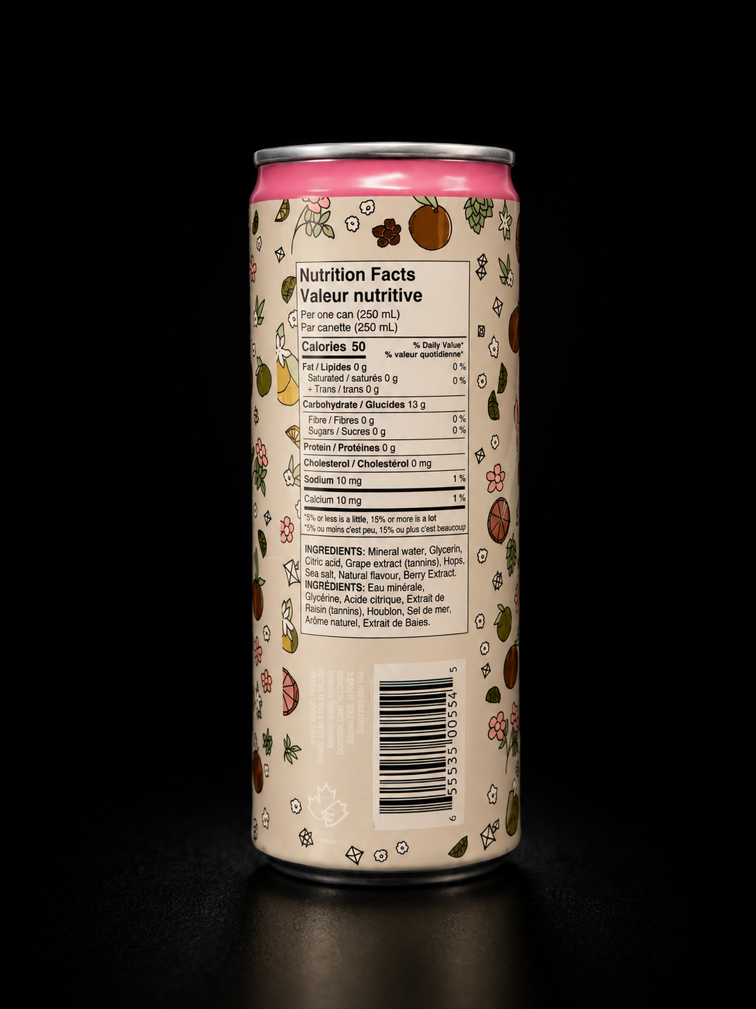 Piquette Zero - Pink Piquette - Paquet de 4 x 250 ml