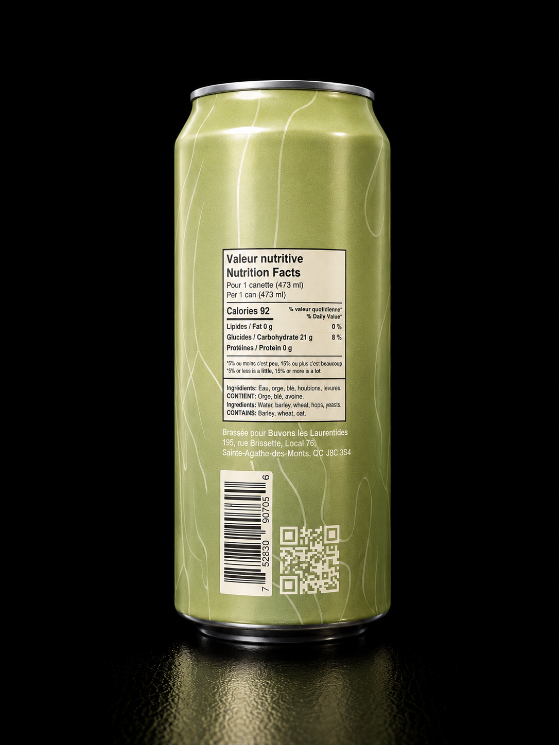 Microbrasserie Du Lièvre - Buvons les Laurentides (IPA) - 473 ml