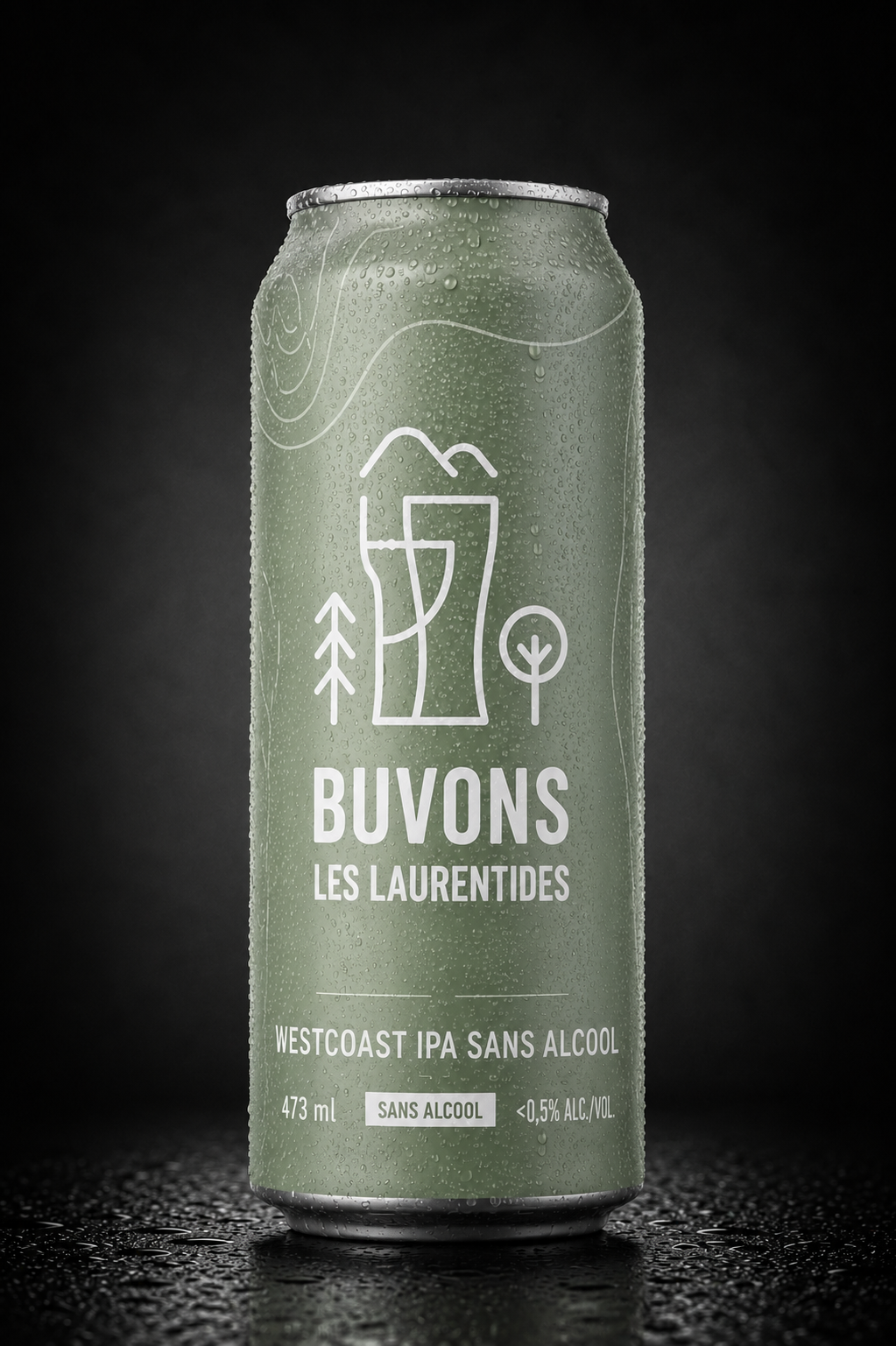 Microbrasserie Du Lièvre - Buvons les Laurentides (IPA) - 473 ml
