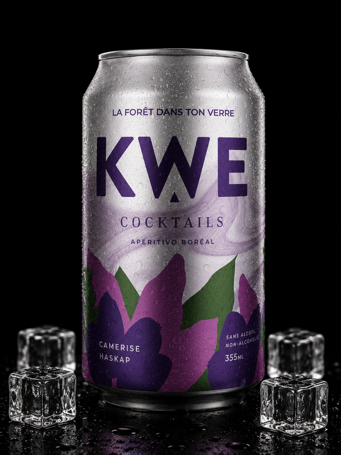 KWE Cocktails - Apéritivo Boréal Camerise - 355 ml