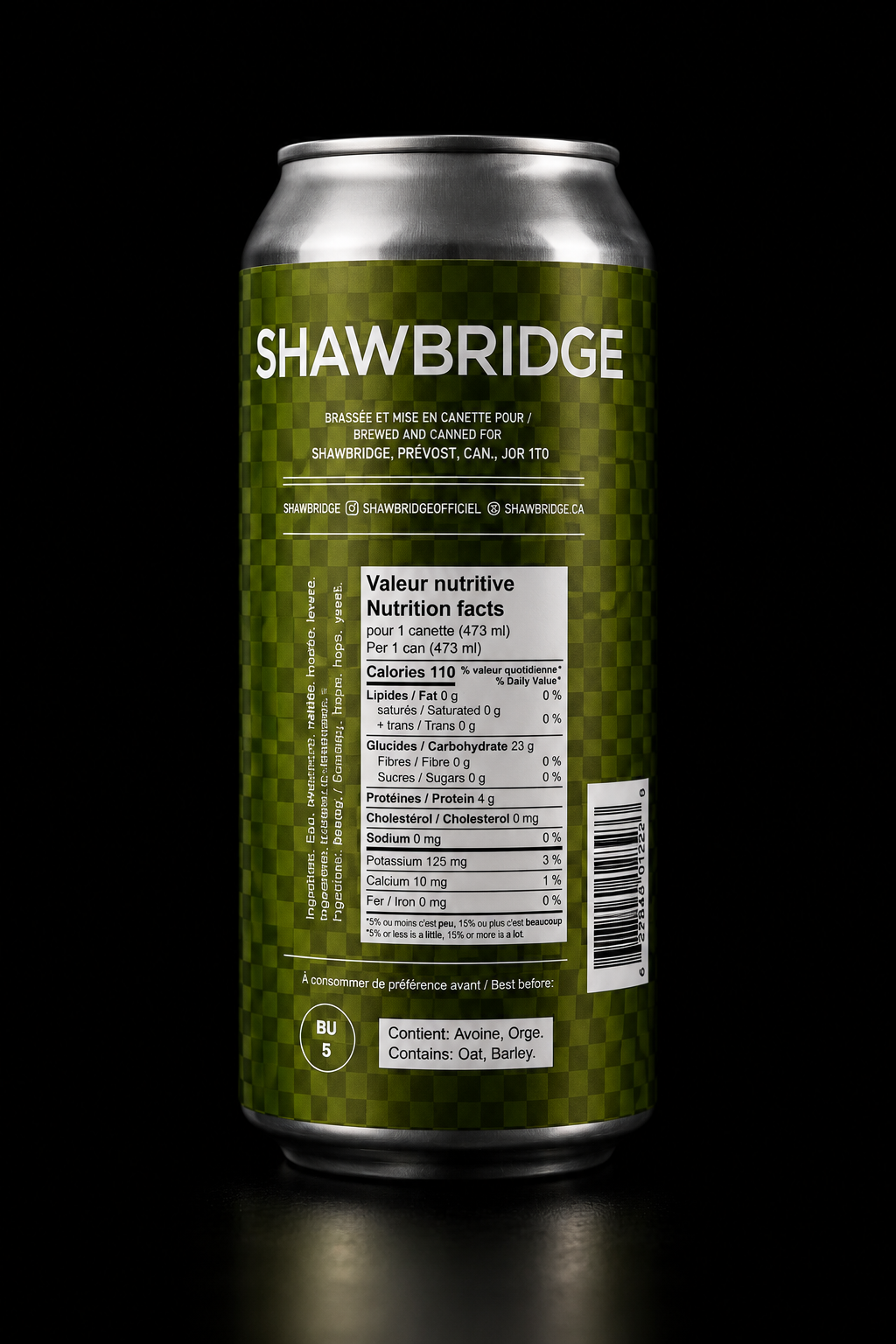 Shawbridge - Sans Limite Hazy IPA - Paquet de 4 x 473 ml