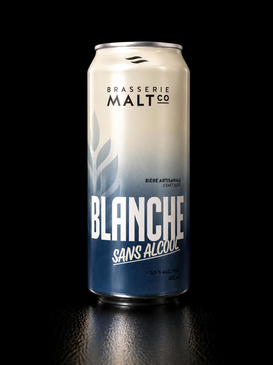 Maltco - Bluffeuse Blanche sans alcool -  473 ml
