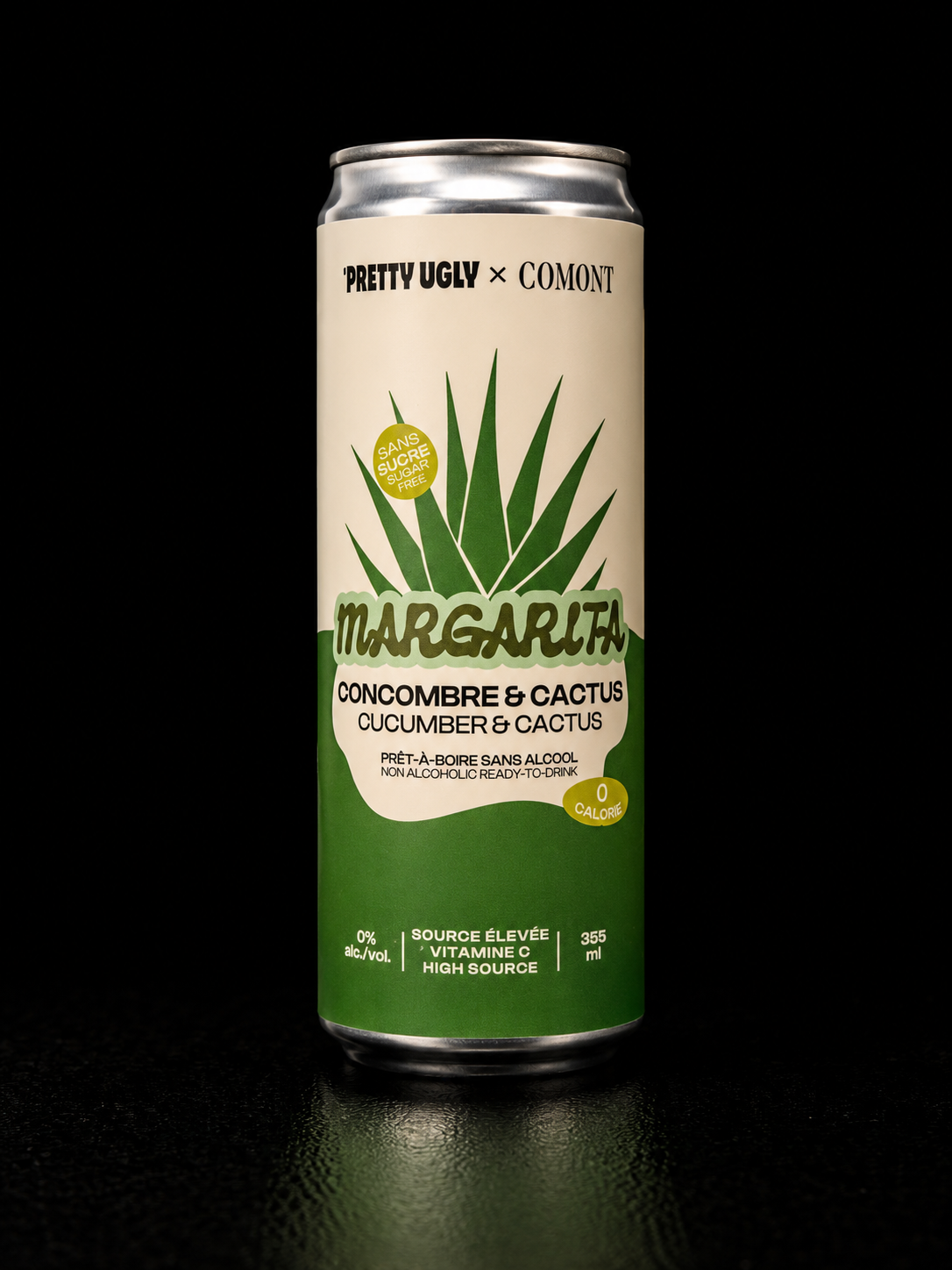Pretty Ugly & Comont - Margarita Concombre & Cactus  - 355ml