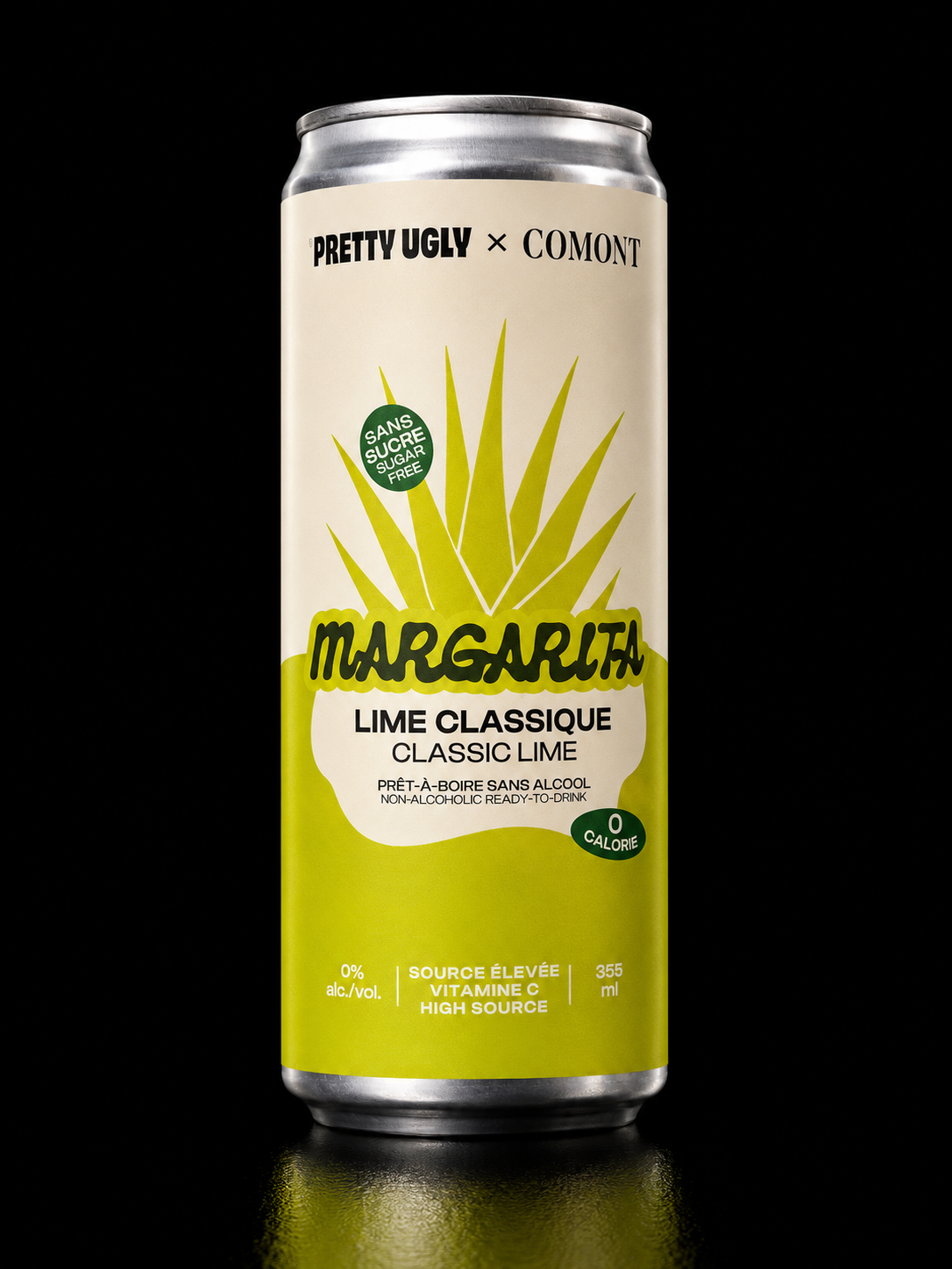 Pretty Ugly & Comont - Margarita Lime Classique - 355ml
