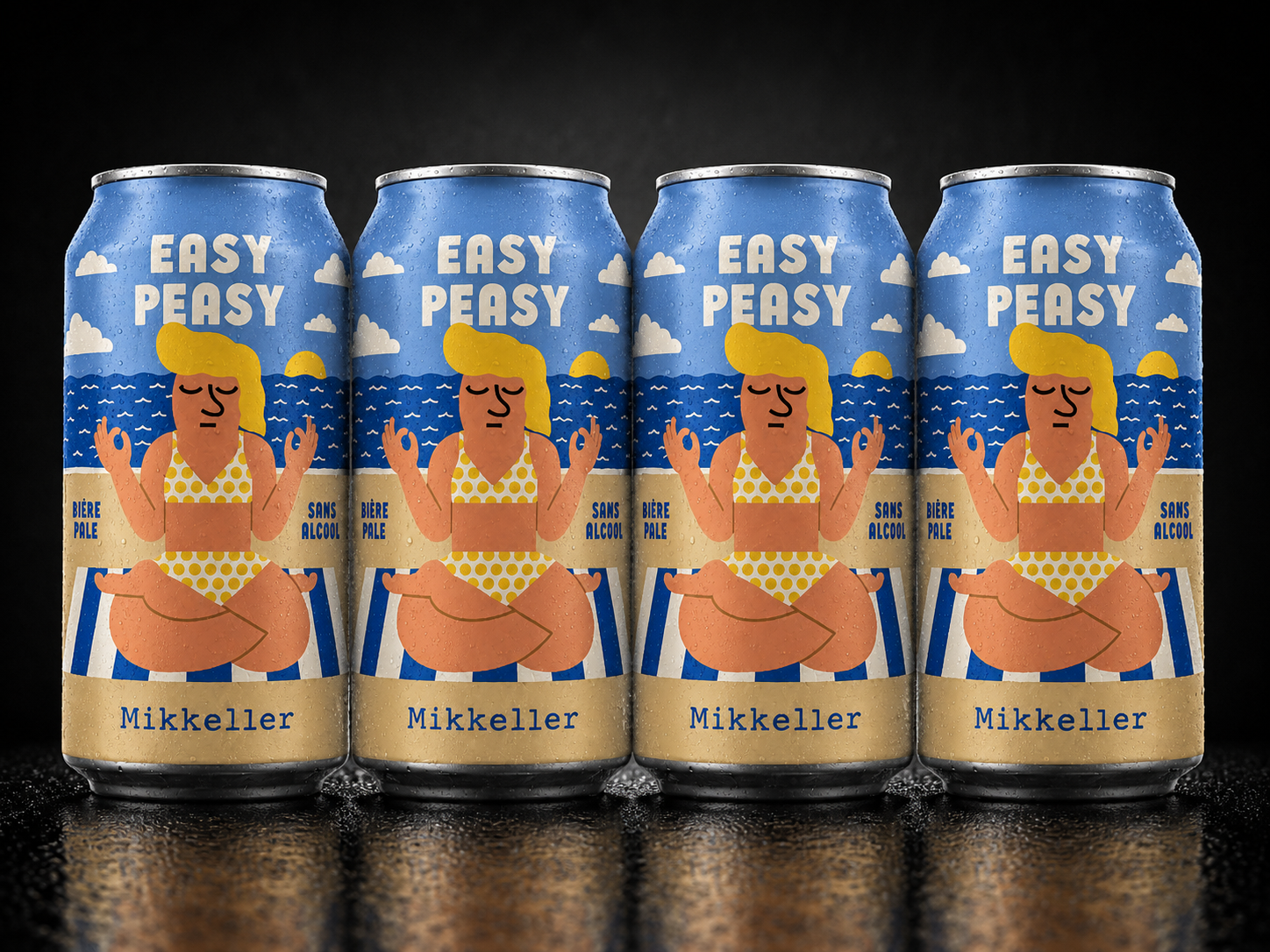 Mikkeller - Easy Peasy (Pilsner) - Paquet de 4 x 355 ml