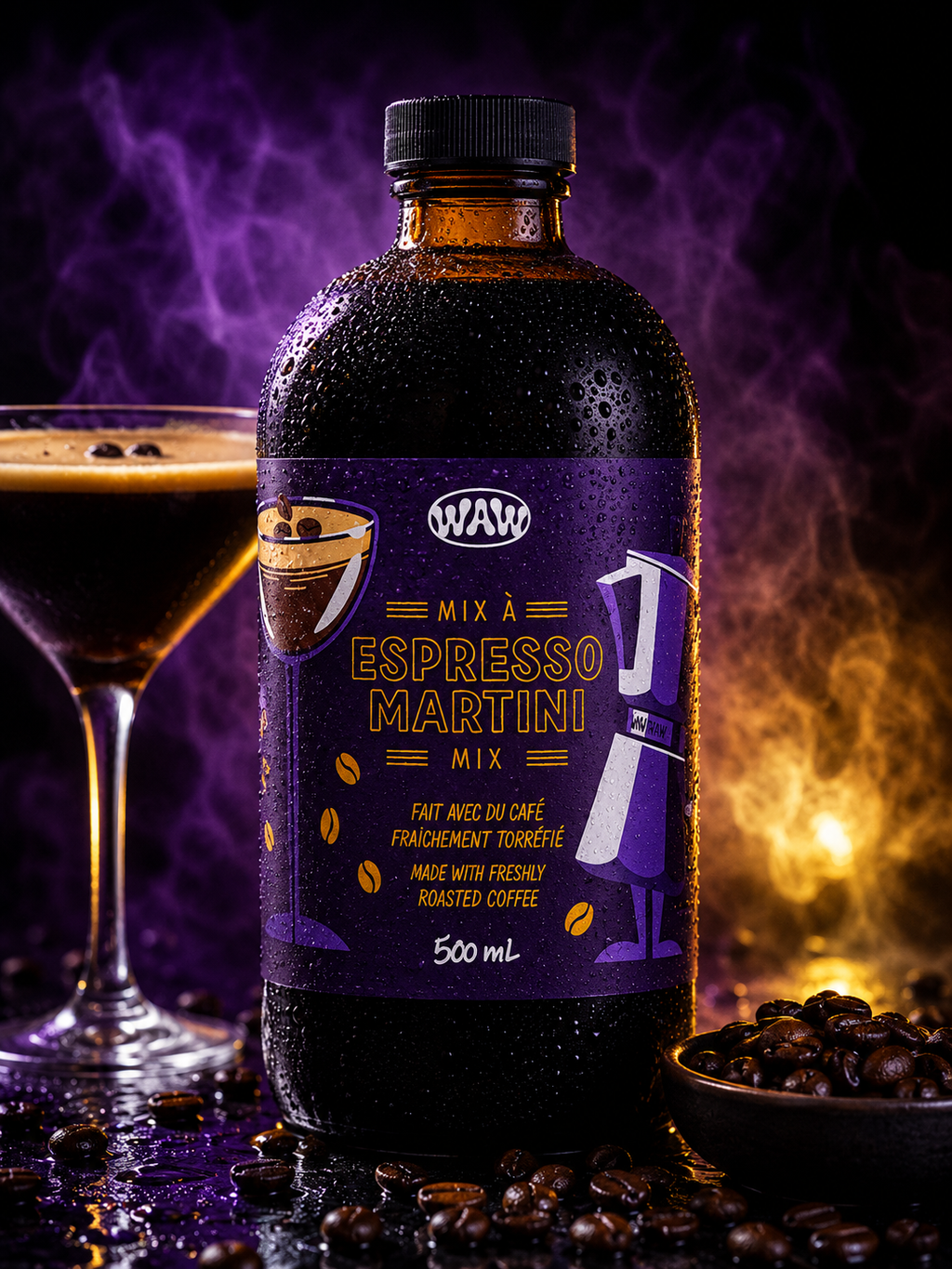 Monsieur Cocktail - Mix à Espresso Martini - 500 ml