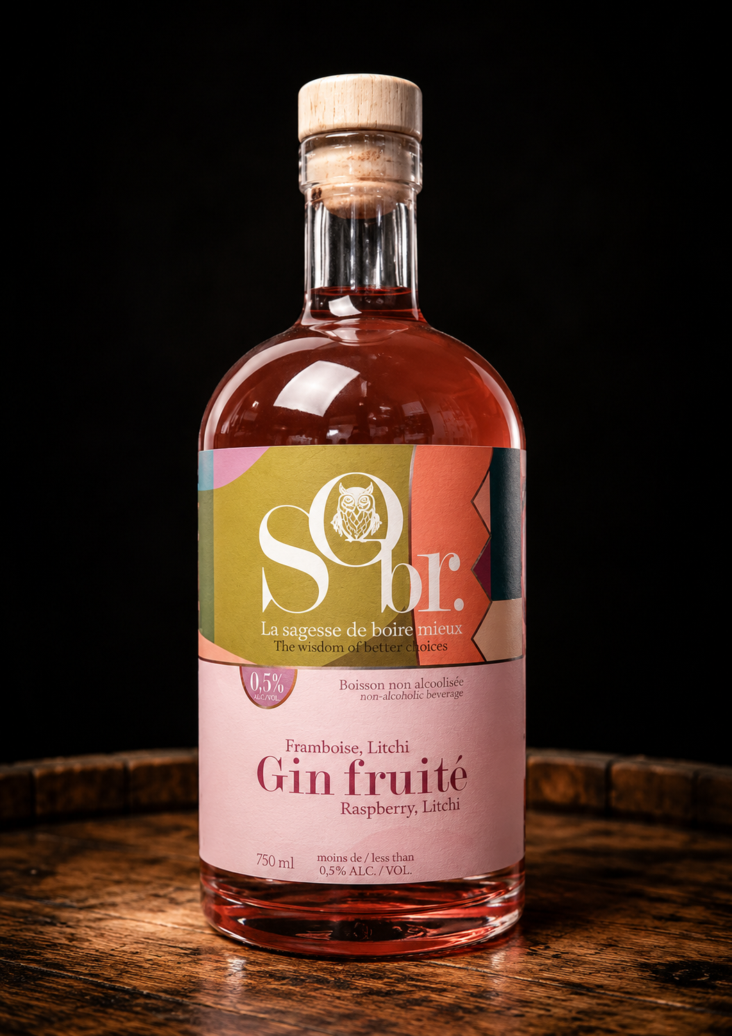 Sobr. - Gin Fruité (Framboise & Litchi) - 750 ml