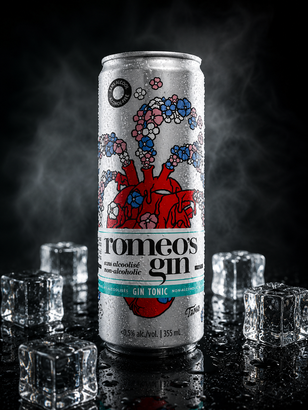Romeo's Gin - Caisse Mixte (Gin Tonic, Sour, Mojito & Spritz) - paquet de 8 x 355 ml