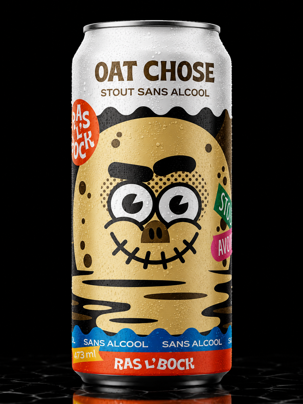 Ras l'Bock - Bière Oat Chose (Stout) - 473 ml