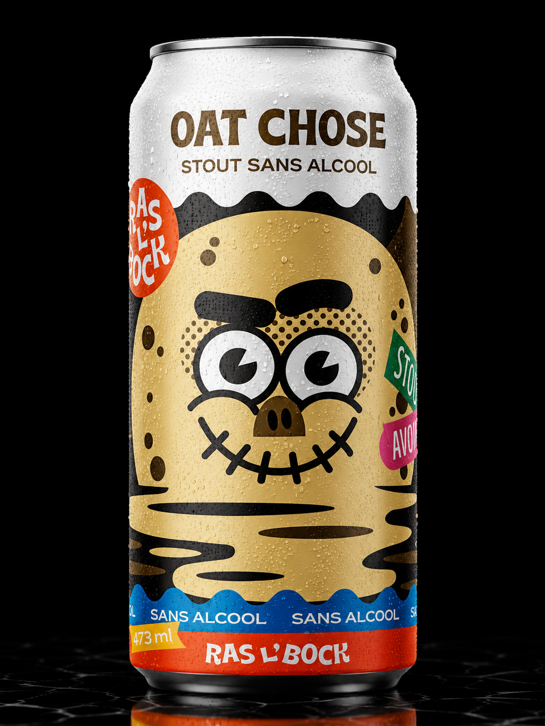 Ras l'Bock - Bière Oat Chose (Stout) - 473 ml