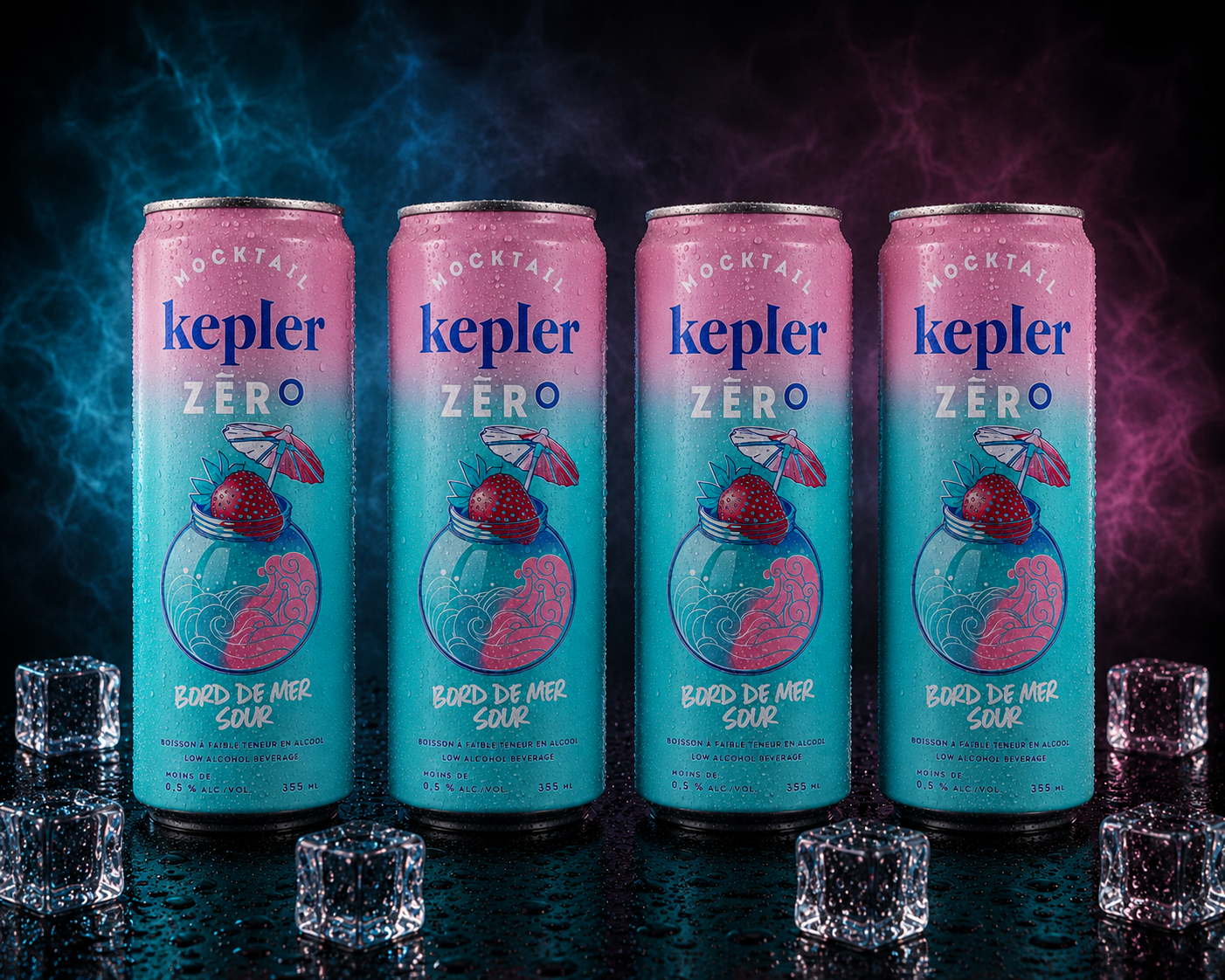 Kepler Zero - Bord de mer Sour - Paquet de 4 x 355 ml