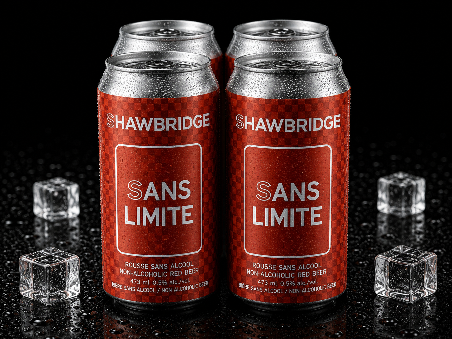 Shawbridge - Sans Limite Rousse - Paquet de 4 x 473 ml