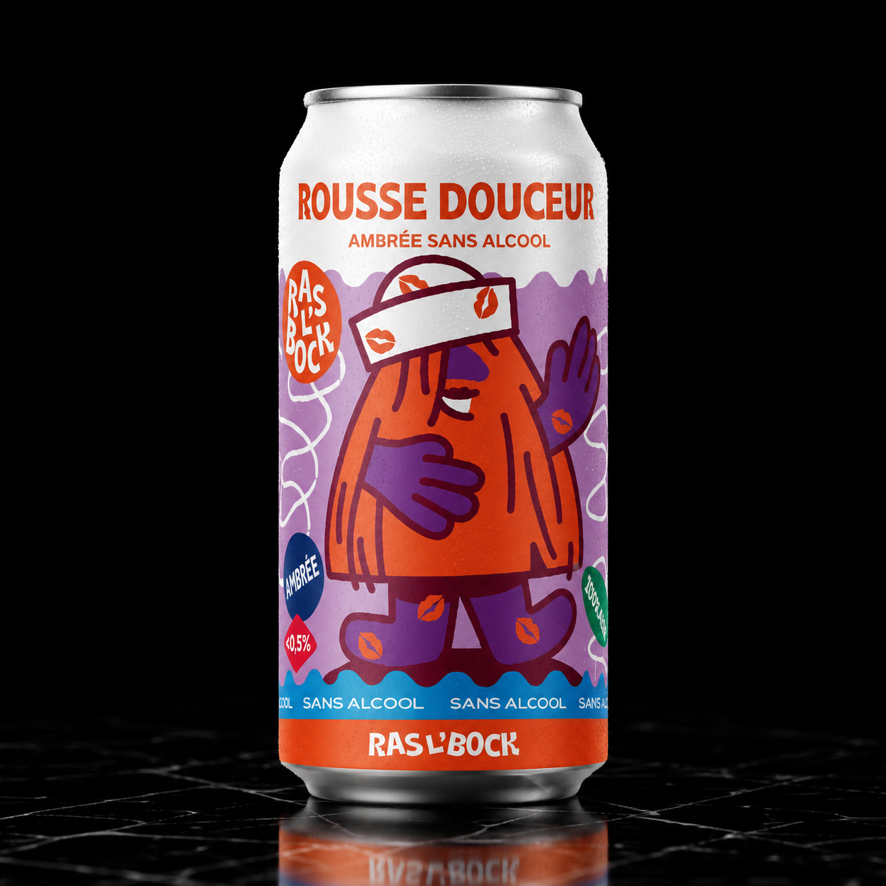 Ras l'Bock - Bière Rousse Douceur (Rousse) - 473 ml