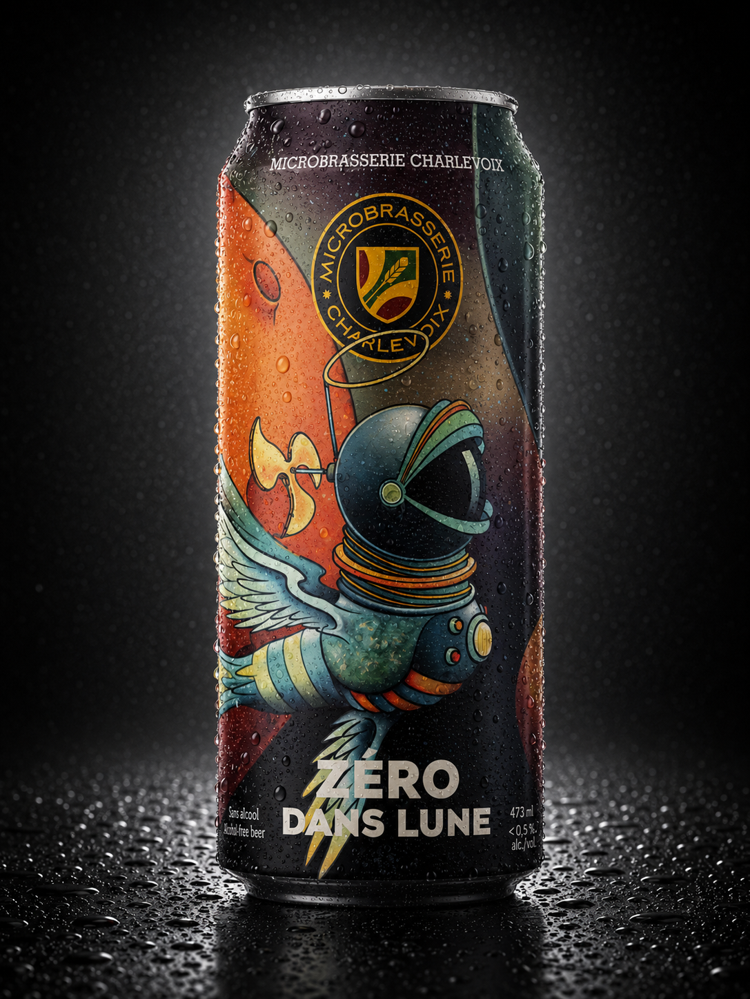 Microbrasserie Charlevoix - Zéro dans Lune (Ale Blonde) - 473 ml