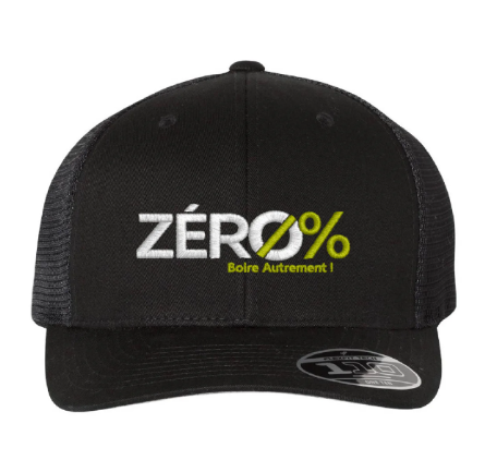 Casquette Trucker ZÉRO% noire