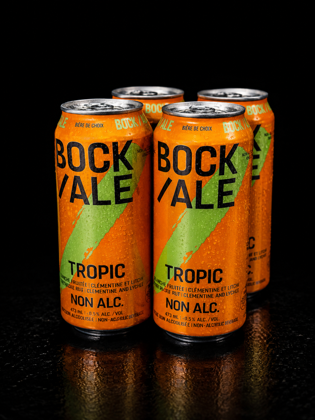 Bock/Ale -  TROPIC -  Paquet de 4 x 473 ml