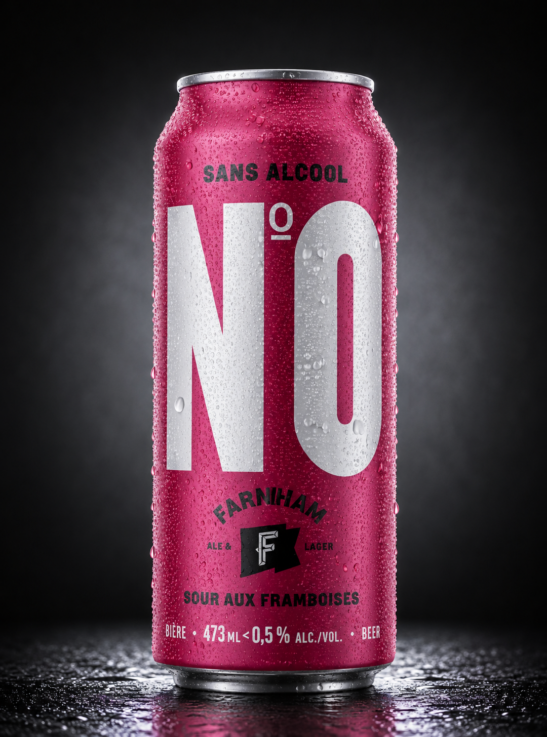 Farnham - Zéro Sour aux Framboises - 473 ml
